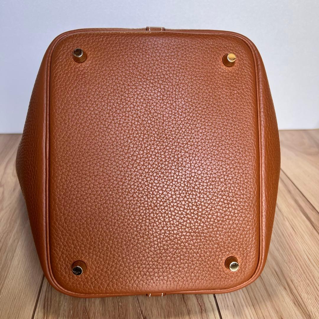 のあ！HERMES エルメス　ピコタンロック　MM ブラウン　C刻印