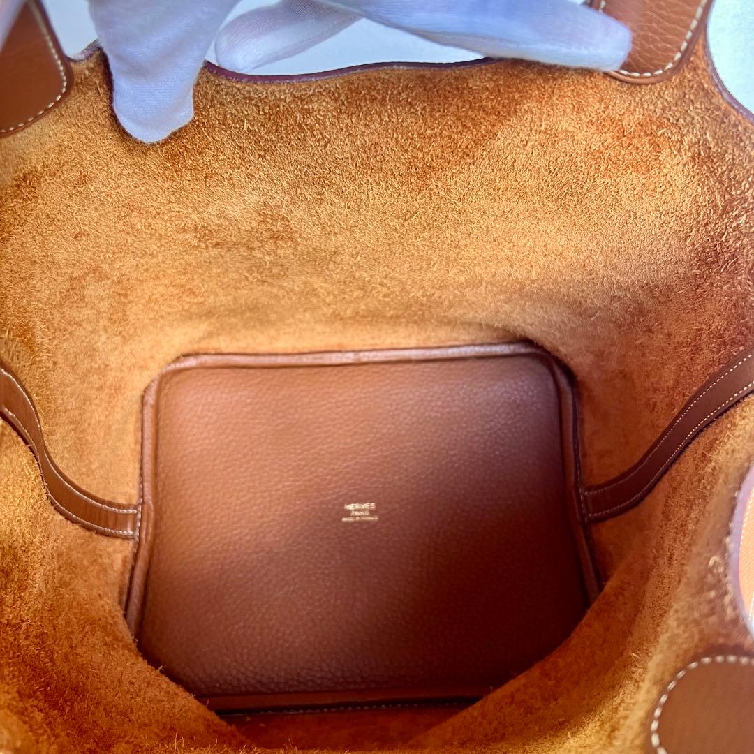 のあ！HERMES エルメス　ピコタンロック　MM ブラウン　C刻印