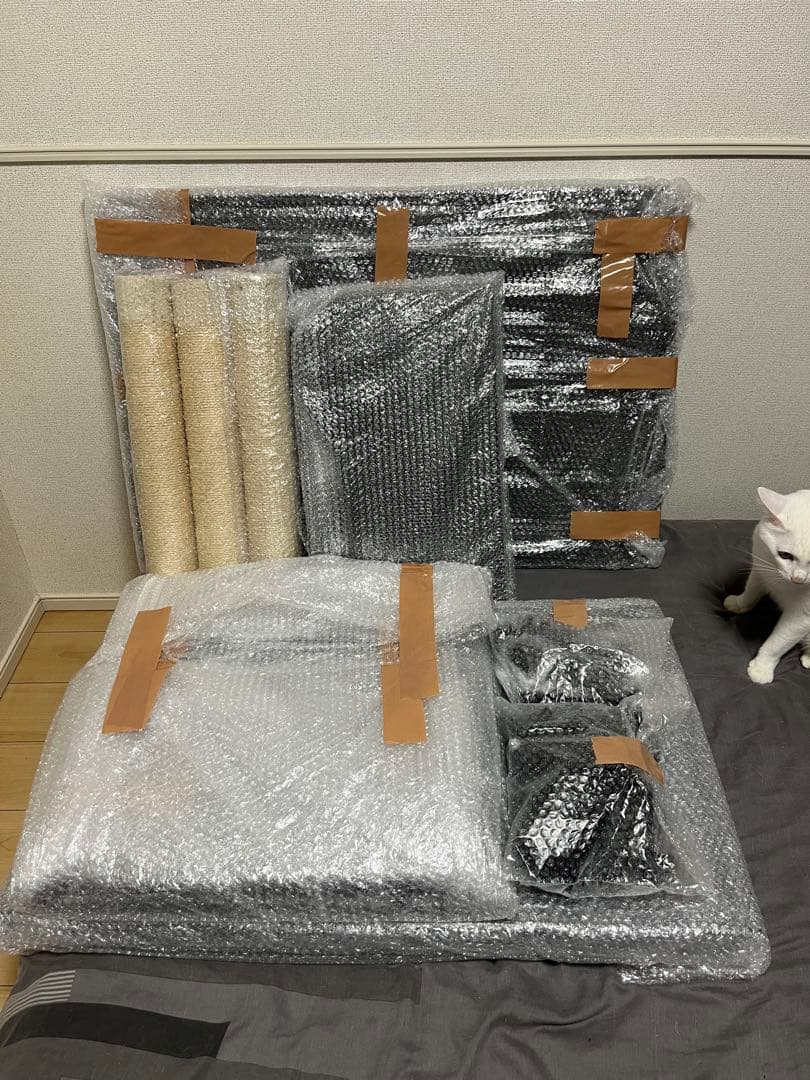 5段タイプ 爪研ぎポール付きキャットケージ 【アイリスオーヤマPCLC-903】