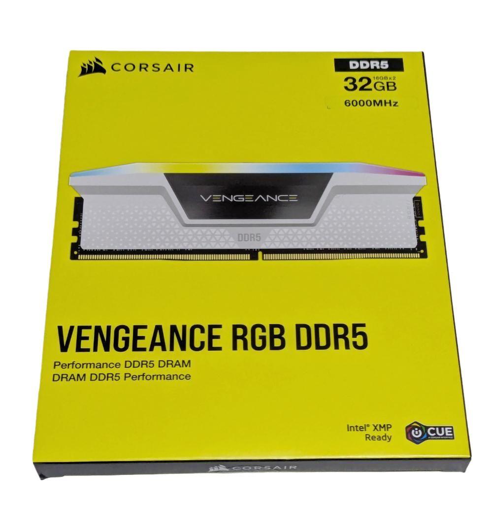 CORSAIR DDR5 PC用メモリ RGB 6000MHz 32GB