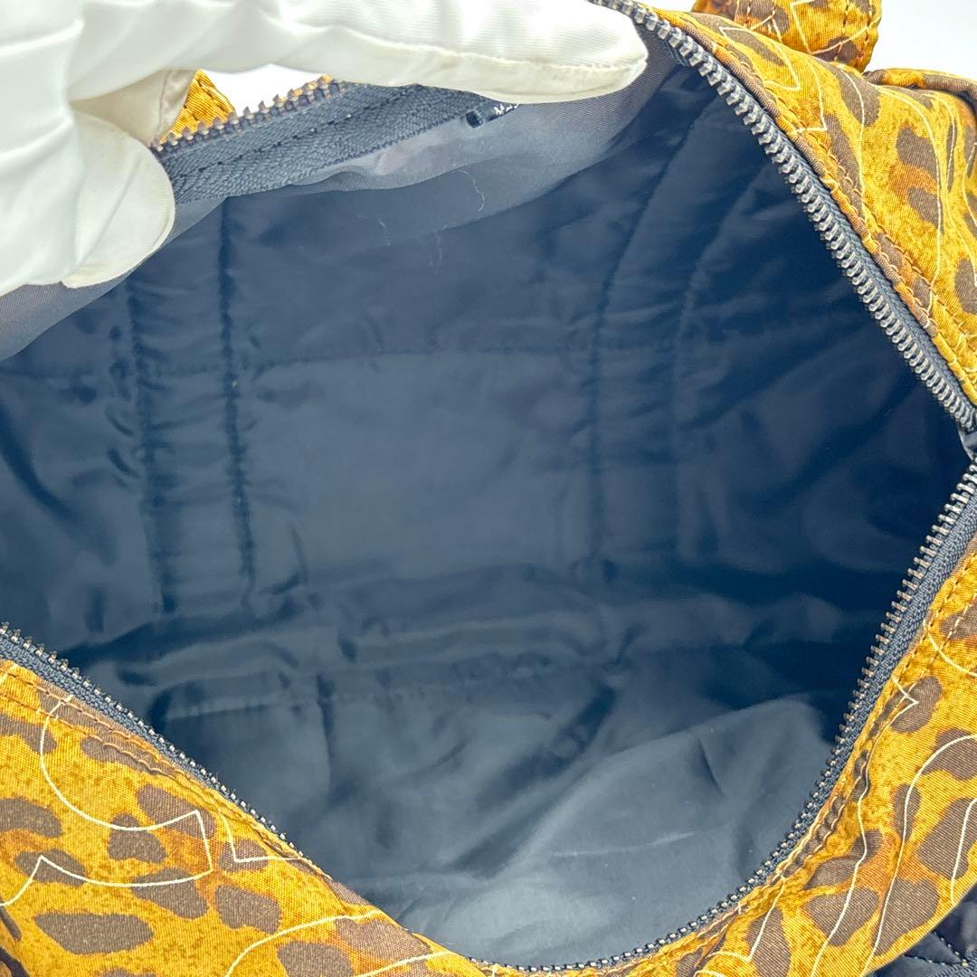 【希少・美品】PORTER×X-girl ドラムバッグ レオパード 肩掛け 豹柄