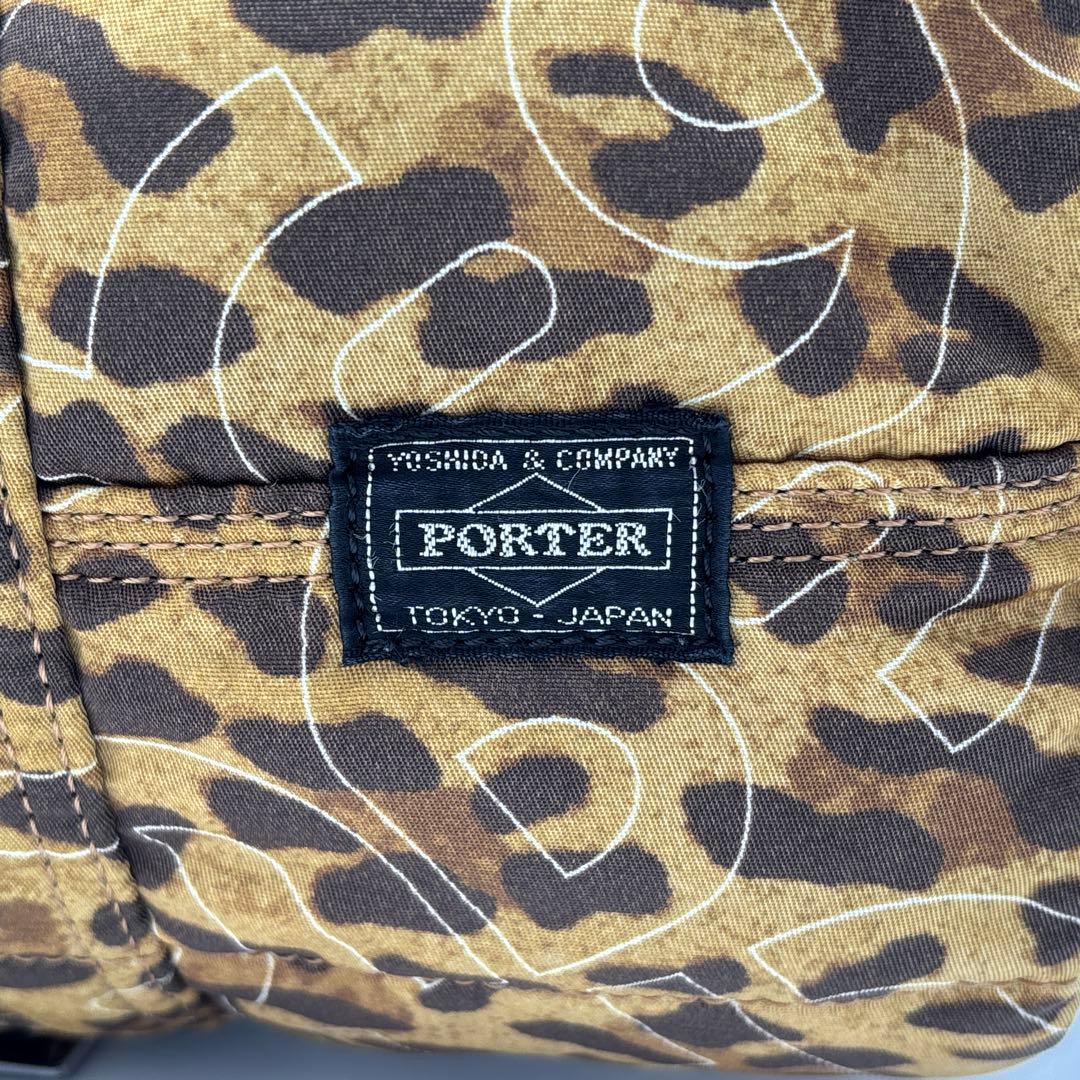 【希少・美品】PORTER×X-girl ドラムバッグ レオパード 肩掛け 豹柄
