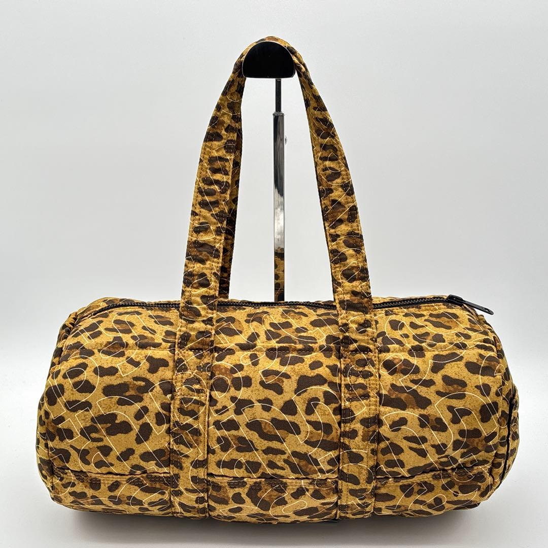 【希少・美品】PORTER×X-girl ドラムバッグ レオパード 肩掛け 豹柄