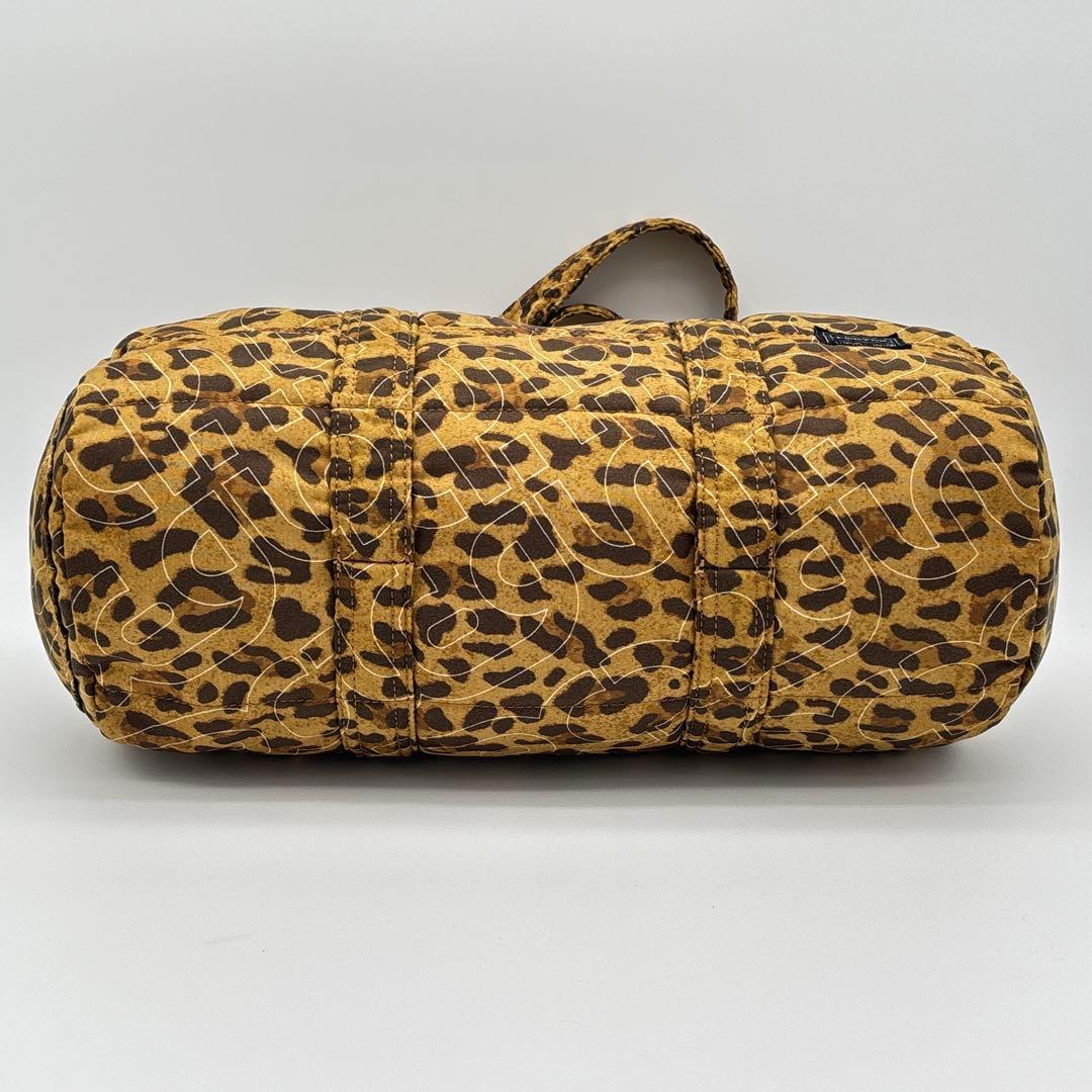 【希少・美品】PORTER×X-girl ドラムバッグ レオパード 肩掛け 豹柄