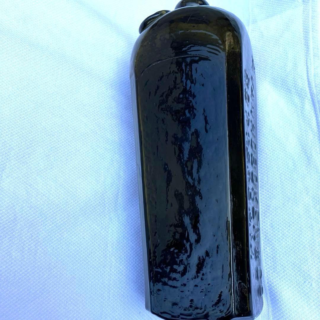 オランダ瓶　ジンボトル　骨董　古いガラス