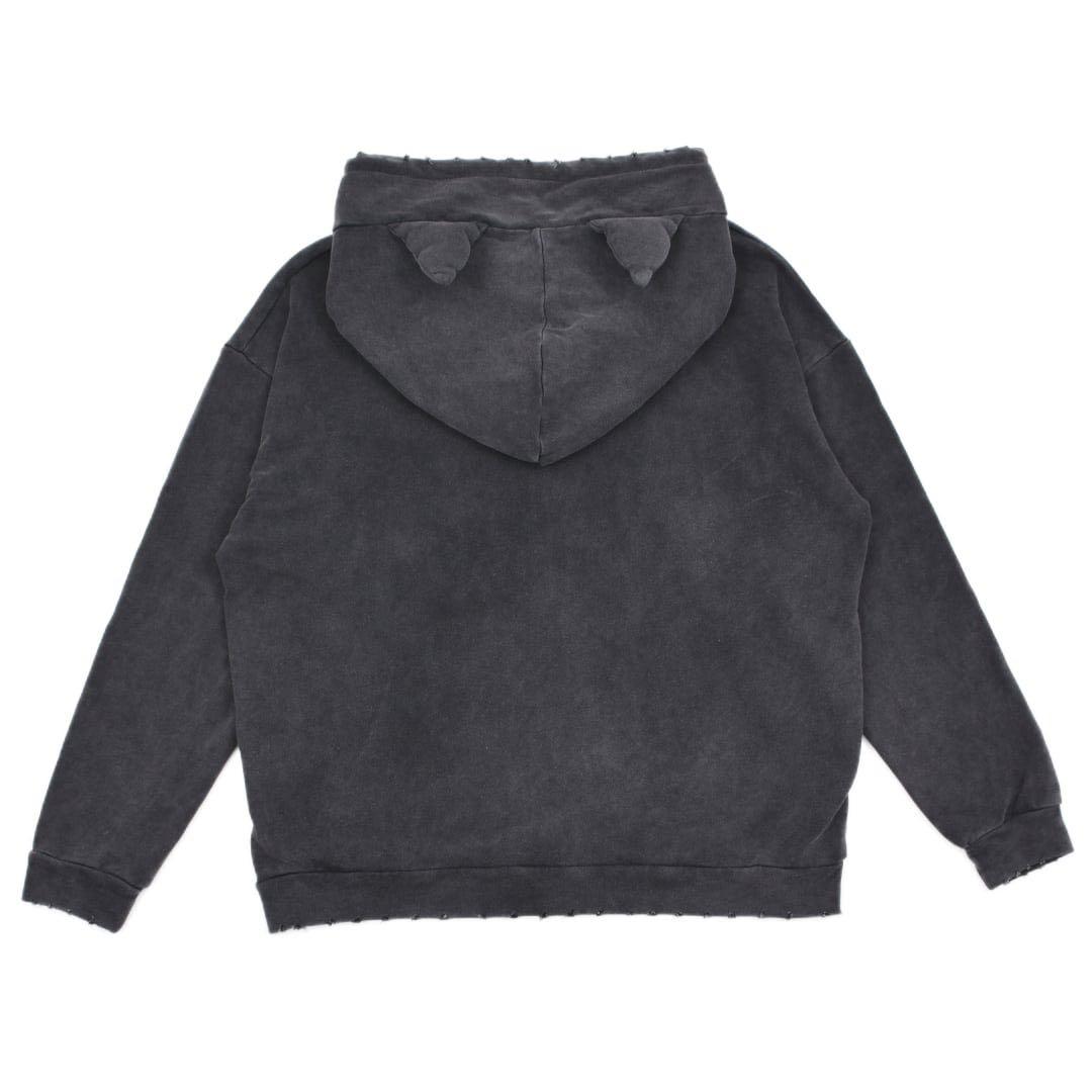 VOLCAN&APHRODITE ネコ耳ピグメントZⅠPパーカー