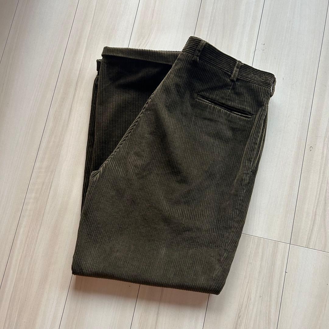 80s ブルックスブラザーズ コーデュロイパンツ USA製 35×29 オリーブ