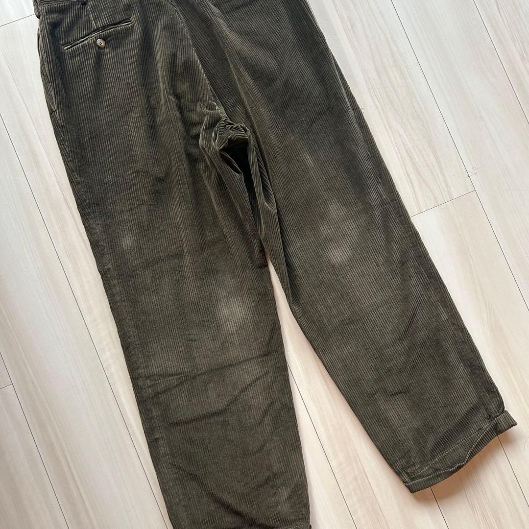 80s ブルックスブラザーズ コーデュロイパンツ USA製 35×29 オリーブ
