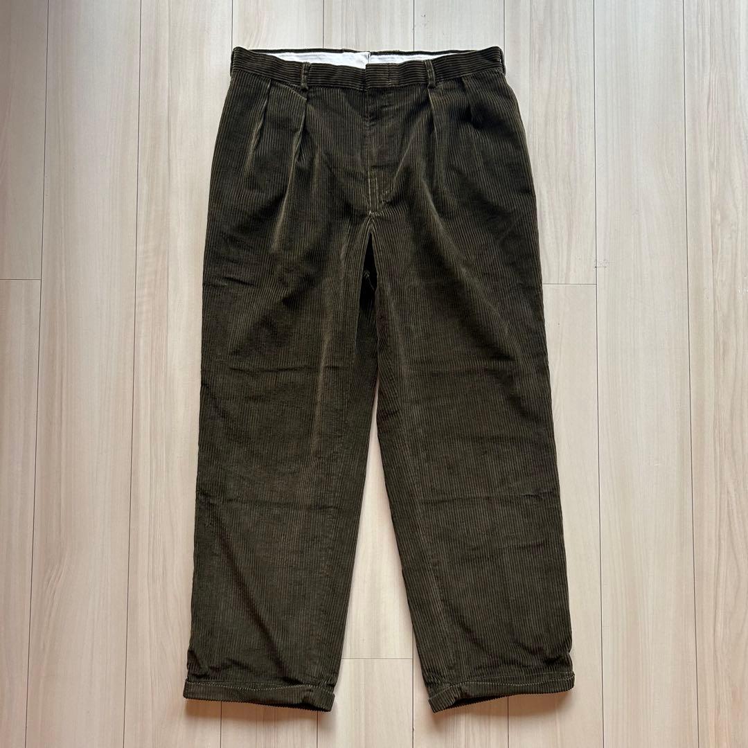 80s ブルックスブラザーズ コーデュロイパンツ USA製 35×29 オリーブ