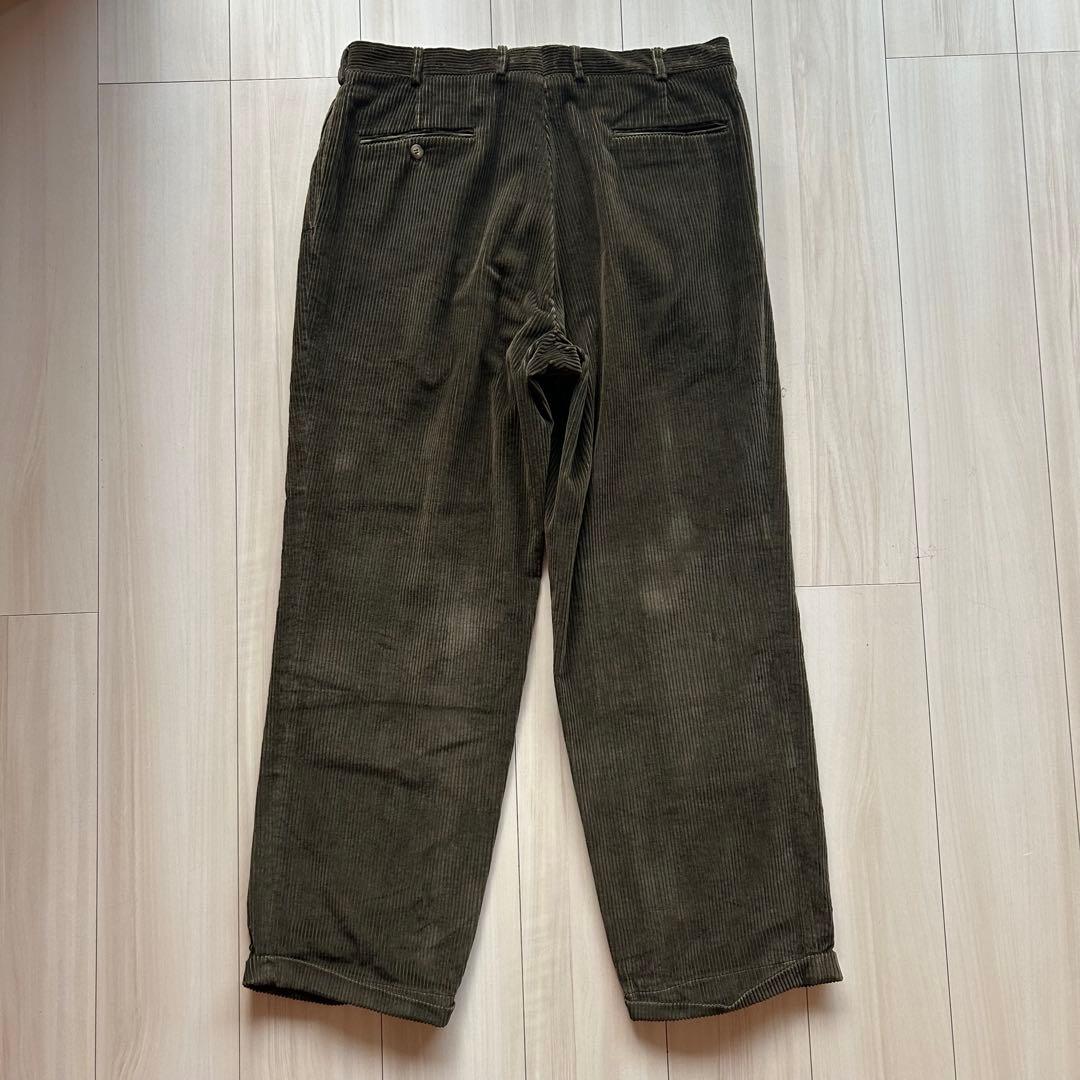 80s ブルックスブラザーズ コーデュロイパンツ USA製 35×29 オリーブ