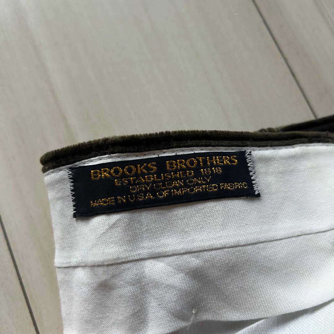 80s ブルックスブラザーズ コーデュロイパンツ USA製 35×29 オリーブ