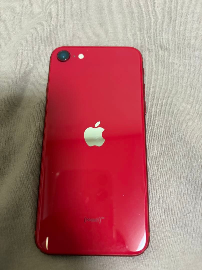 iPhone SE2 Simフリー 128GB RED バッテリー100%