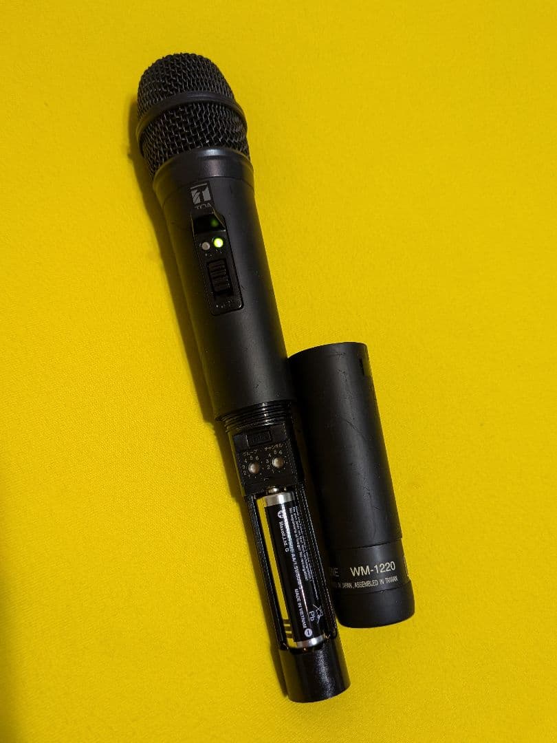 TOA製ワイヤレスマイク WM-1220（ジャンク）