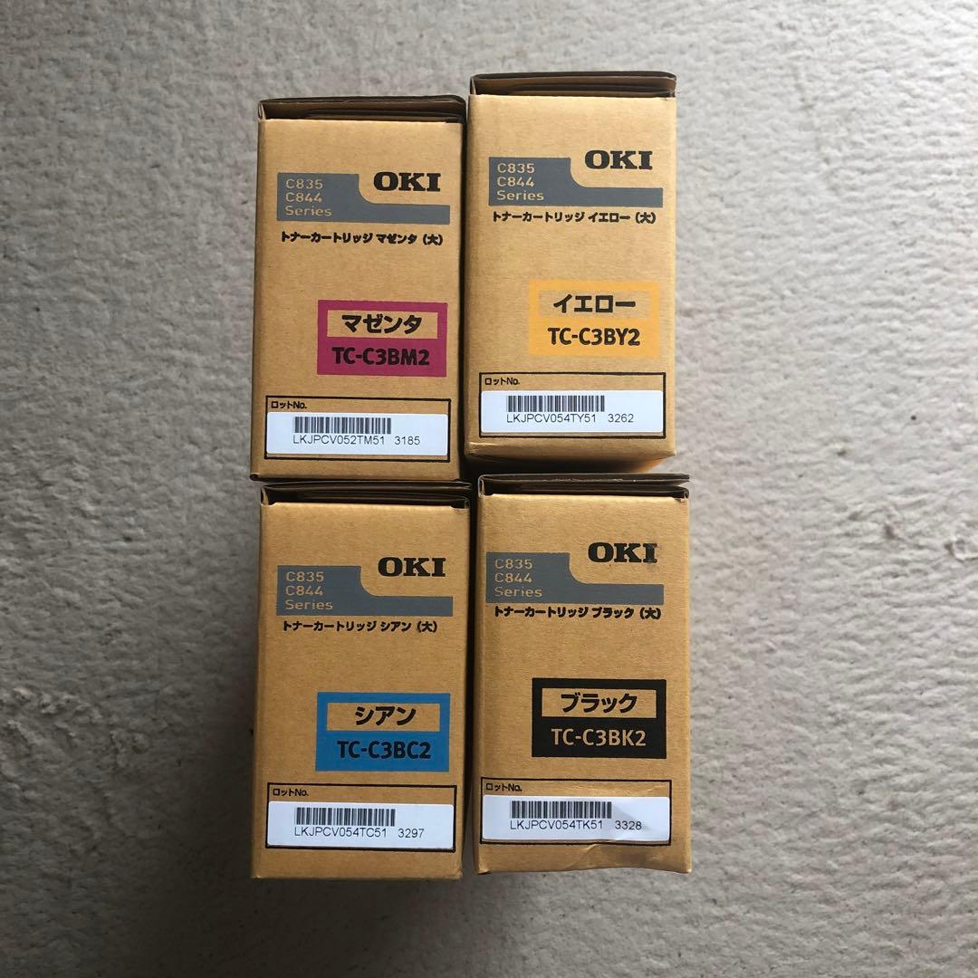 OKI 純正トナーカートリッジ （大）４色セット TC-C3B №２
