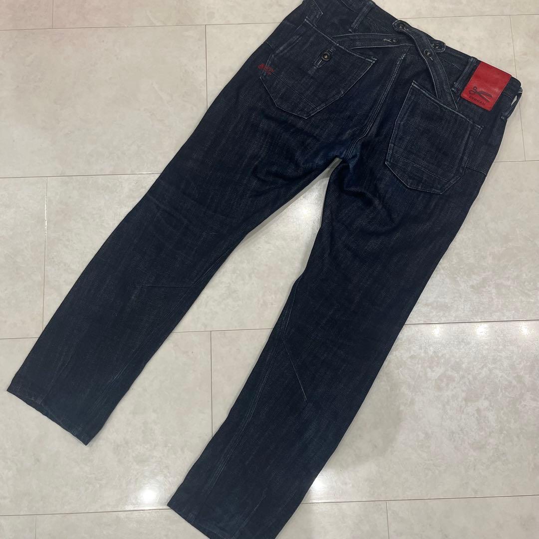 DENHAM クロスバッグ MIJLTV デニム W31 濃紺 限定品 410着