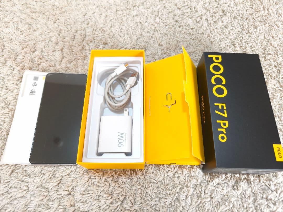 POCO F7 Pro シルバー 12GB RAM 256GB ROM