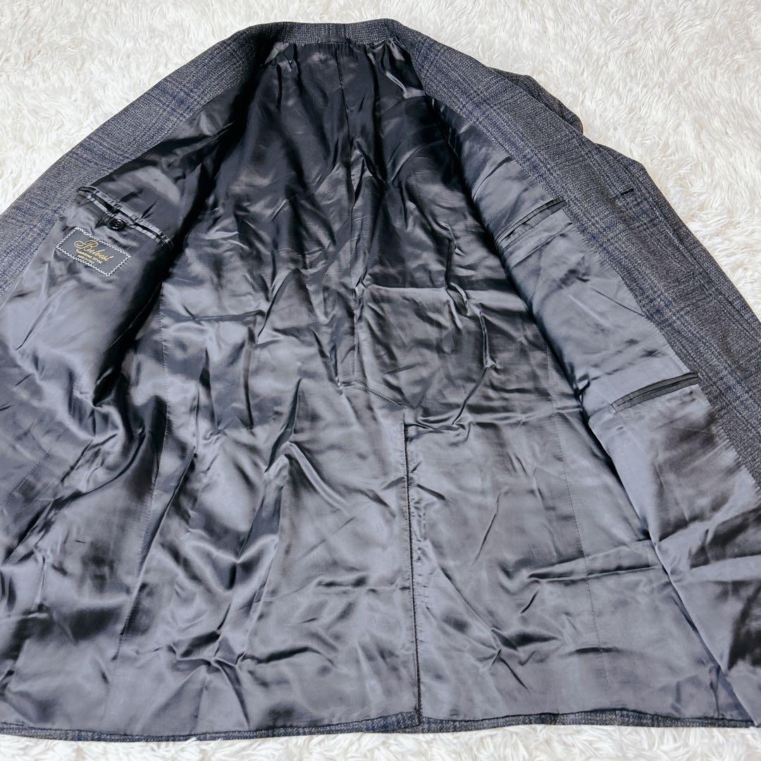 トゥアン様✨Belvest カシミヤ混 セットアップ チェック ブラウン