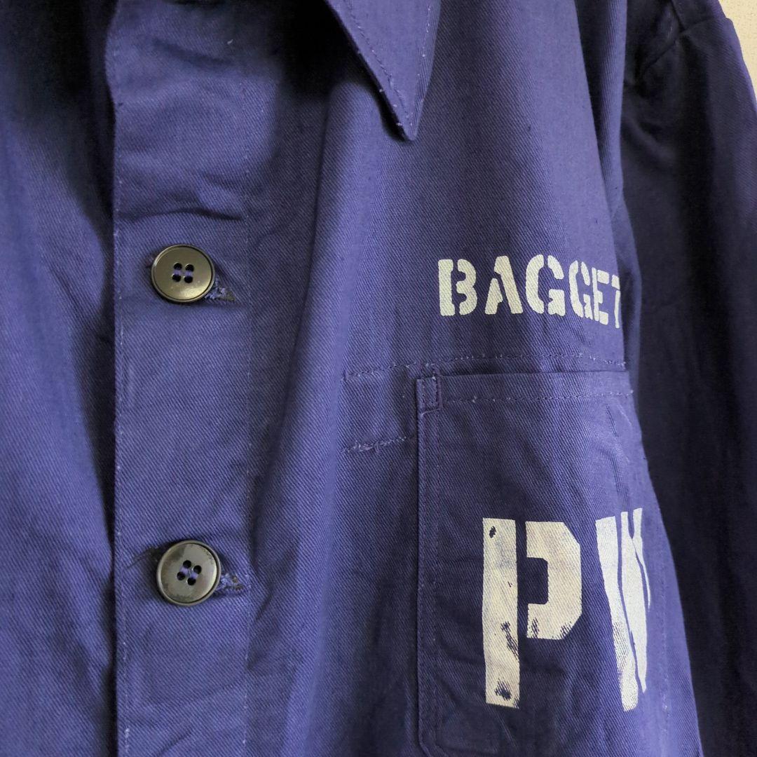 60s ドイツ軍　実物　ワークジャケット　PW ステンシル　　L相当