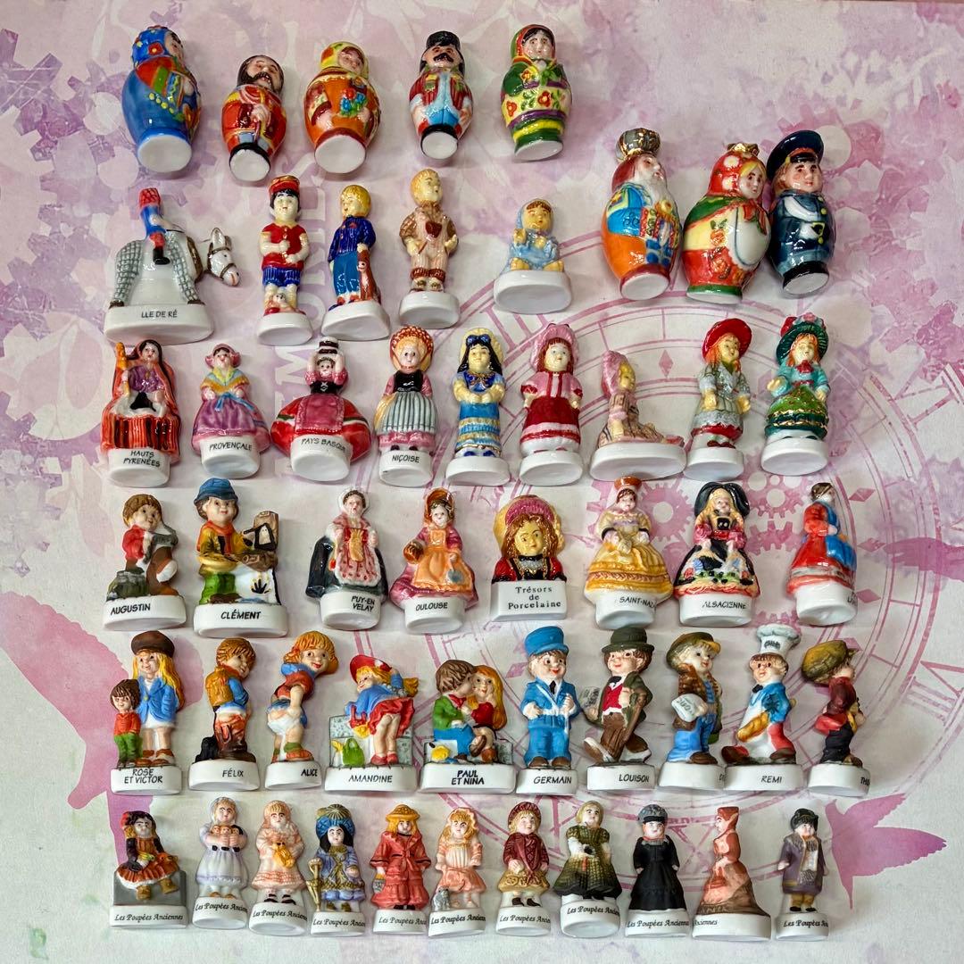 フェーブ 陶器製フィギュア 51体セット