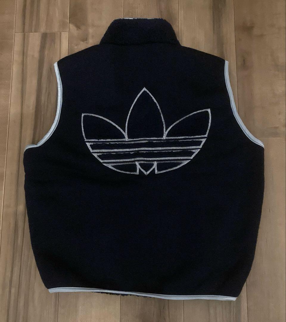 激レアadidas 80s 90s タグ付き未使用品‼️ボアベスト　ボアジャケット