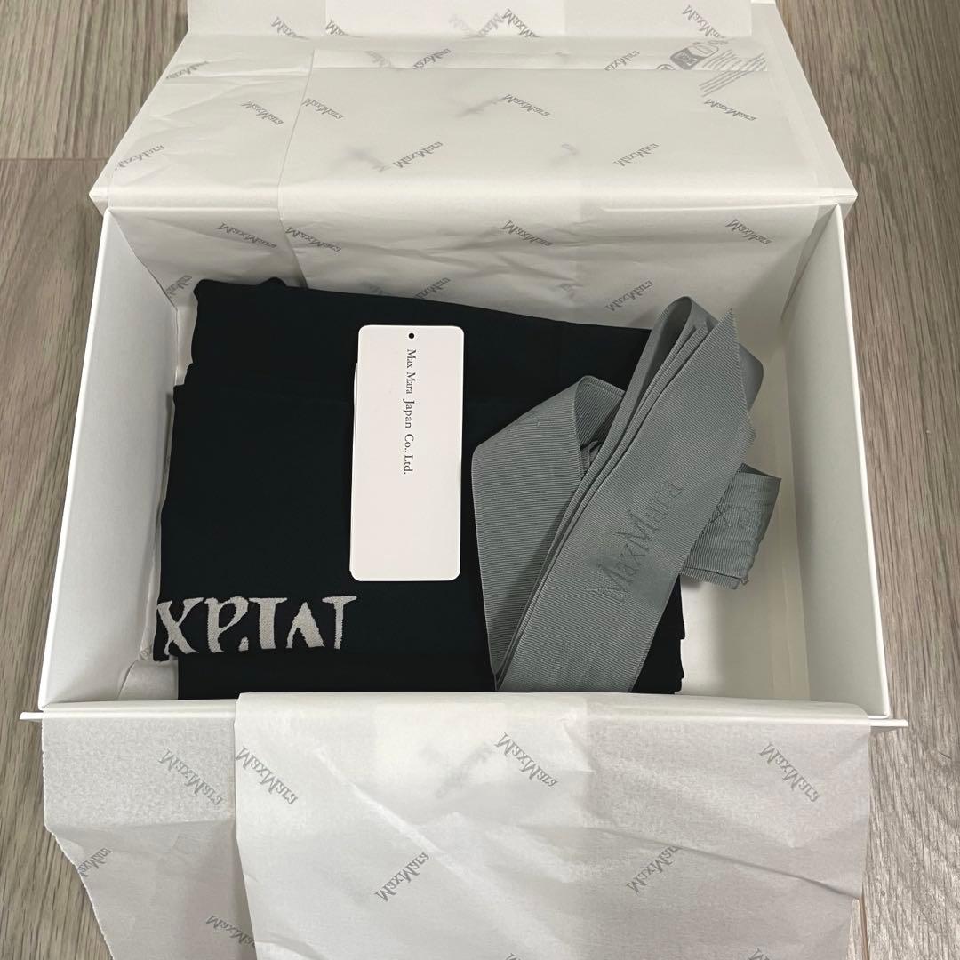 【新品】2025SS MaxMara バズィレア テクニカル ロゴ レギンス