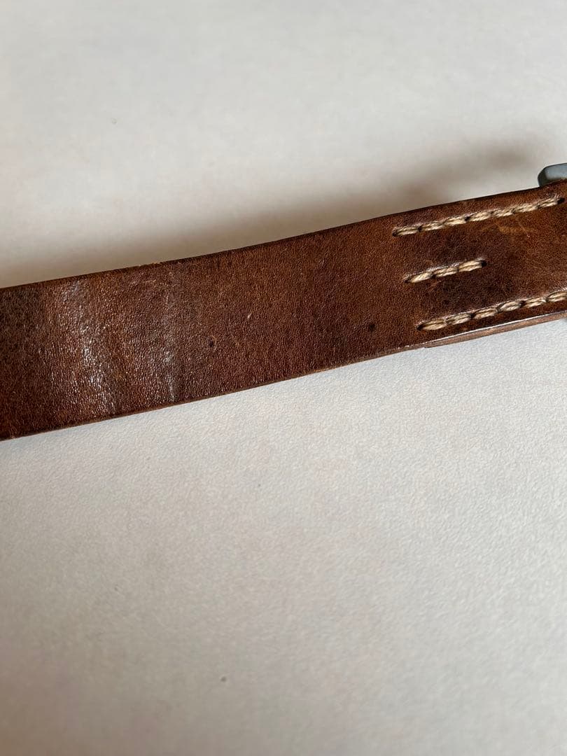 45R 45rpm ヴィンテージ　レザーベルト　男女兼用