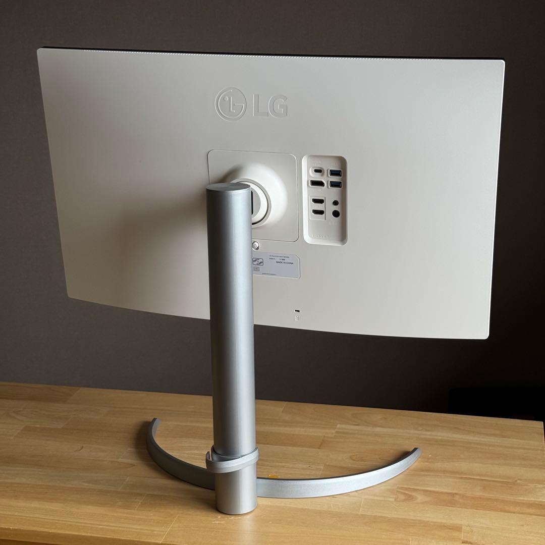 LG 27インチ ディスプレイ 27UP850N-W 4K