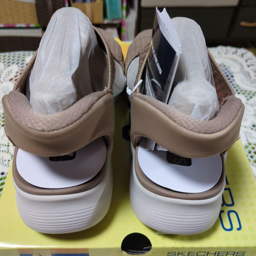 （美品）SKECHERS サンダル 色　モカ　サイズ25センチ