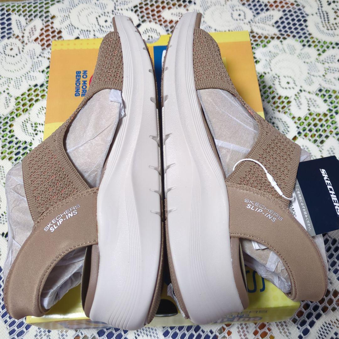 （美品）SKECHERS サンダル 色　モカ　サイズ25センチ