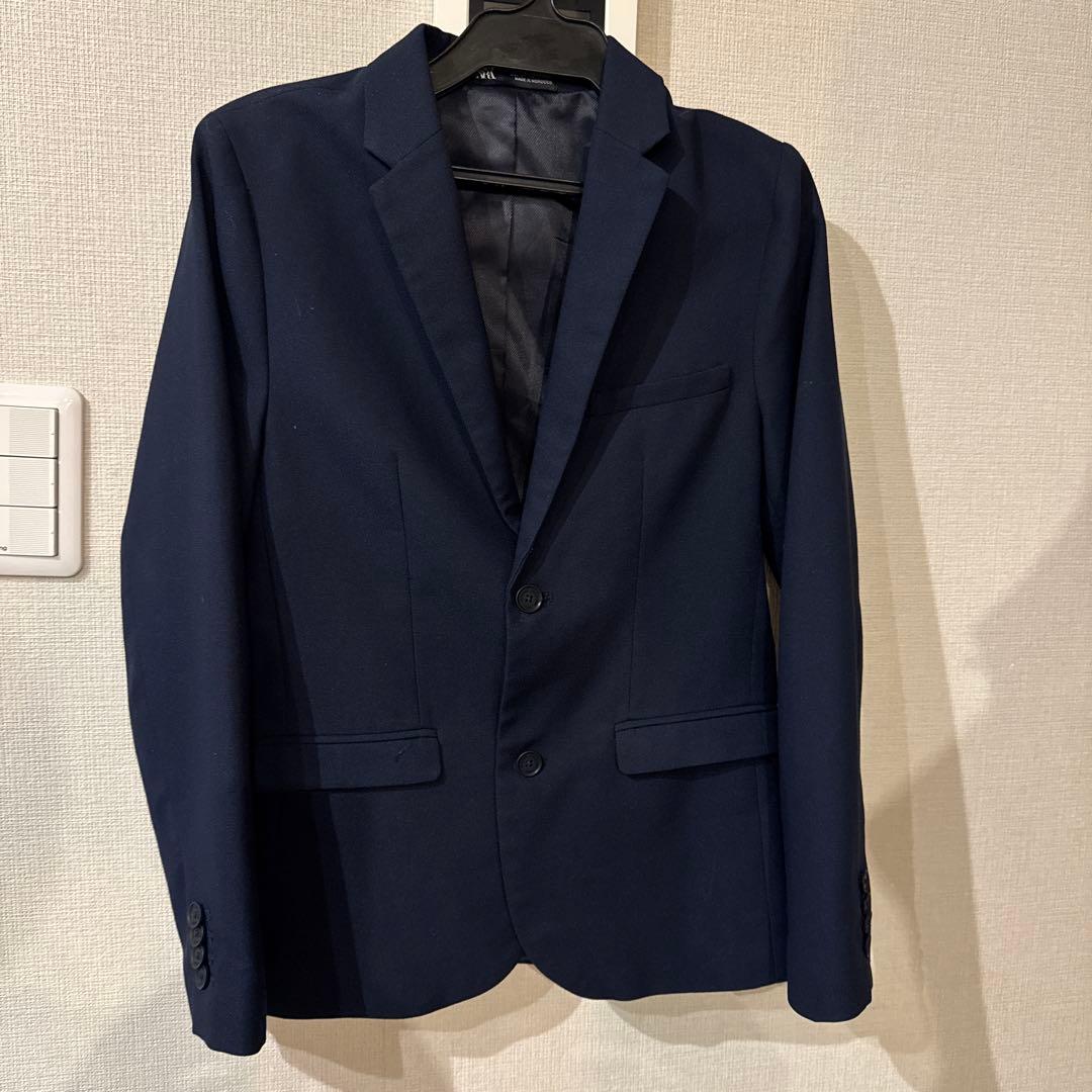 ZARA スーツ　セット　ネイビー 152