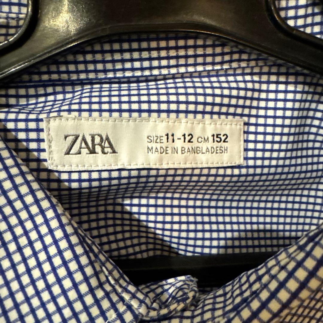 ZARA スーツ　セット　ネイビー 152