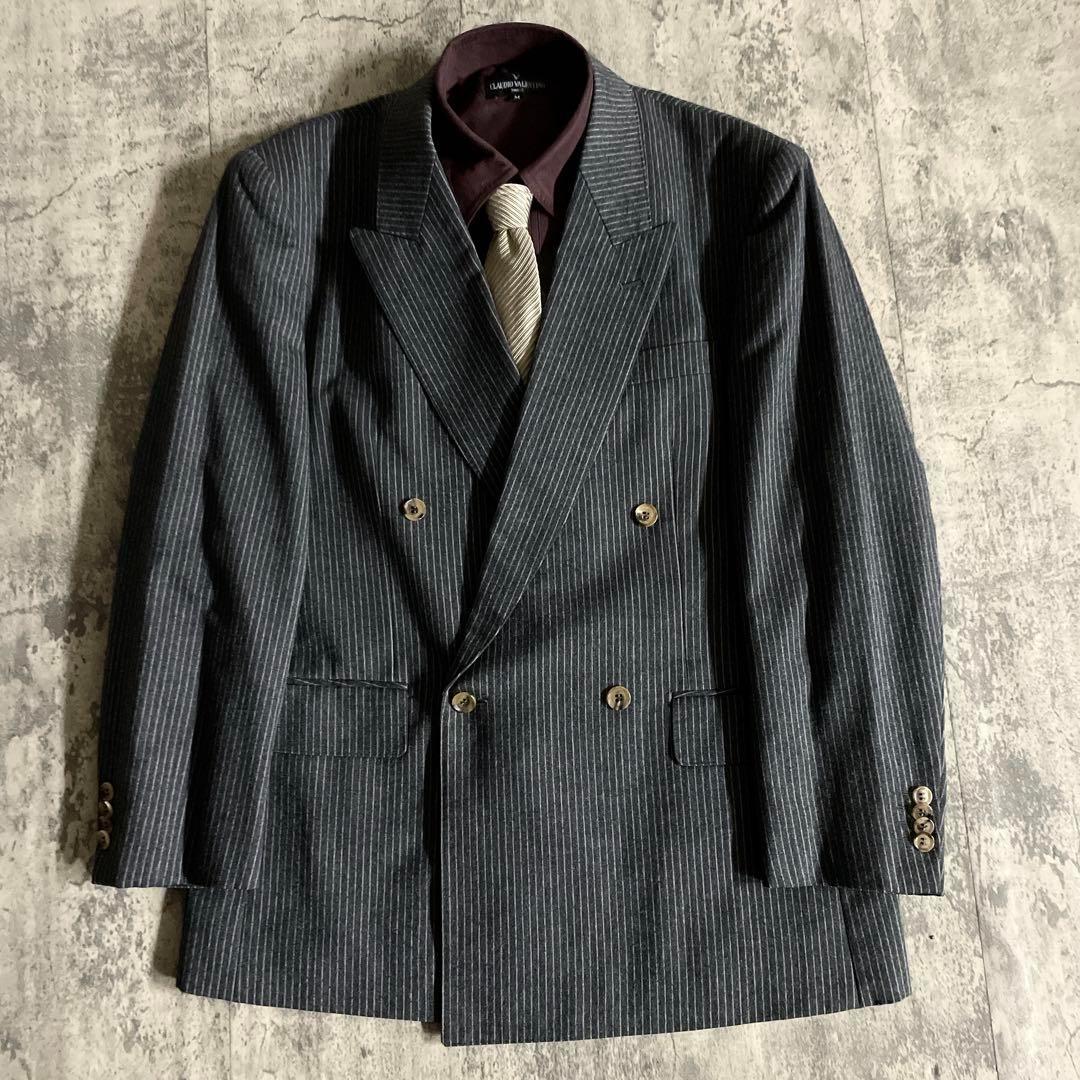 極美品 極上ウール ダブルスーツ × GIORGIO ARMANI ネクタイ