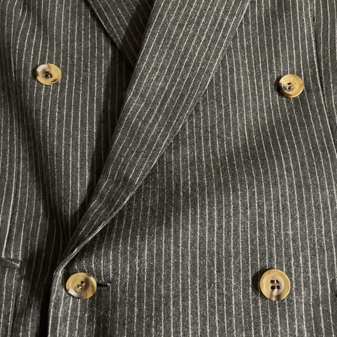 極美品 極上ウール ダブルスーツ × GIORGIO ARMANI ネクタイ