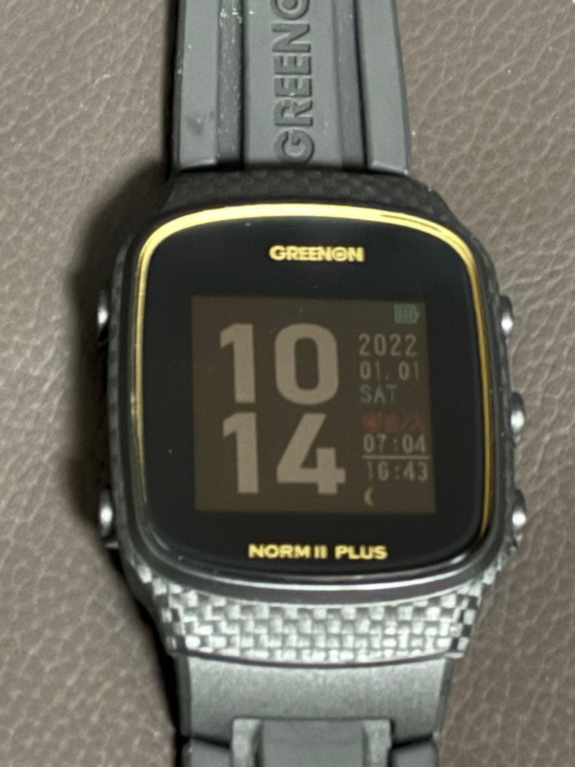 超美品！ザ・ゴルフウォッチ　ノルムⅡプラス　ブラック