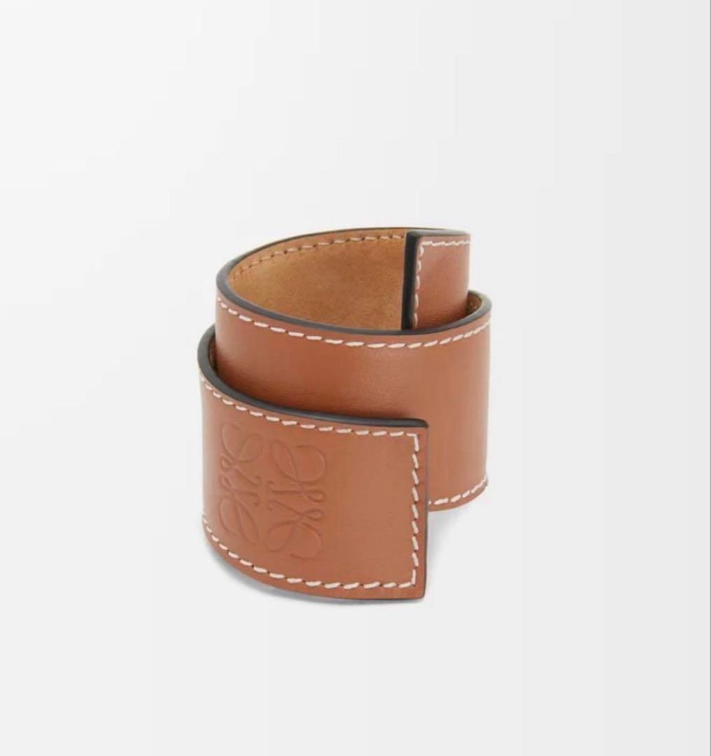 LOEWE ロエベ スラップブレスレット タン