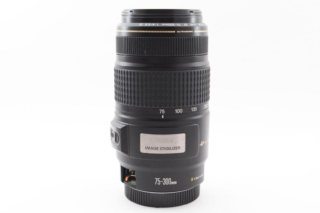 美品　手ブレ補正レンズ Canon EF 75-300mm F4-5.6 IS