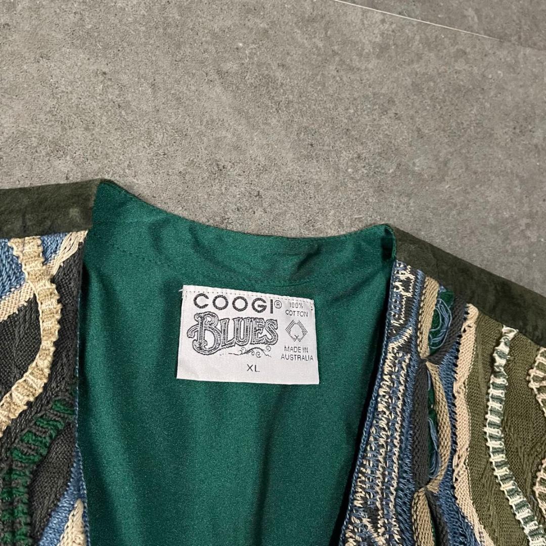 クージー　COOGI ベスト 3Dニット　ポケット付き　オーストラリア製　XL