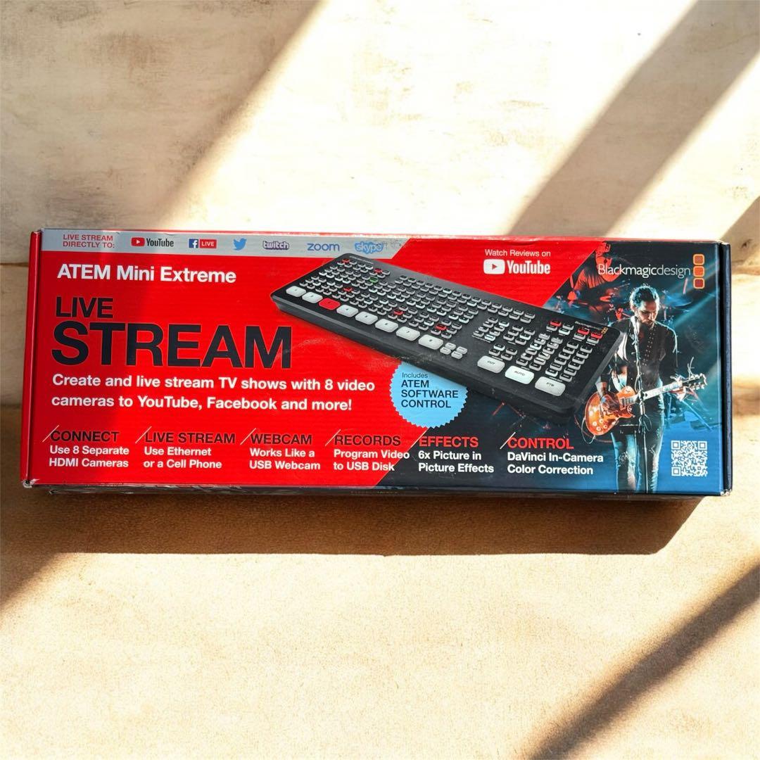 ATEM Mini Extreme ライブストリーミングスイッチャー