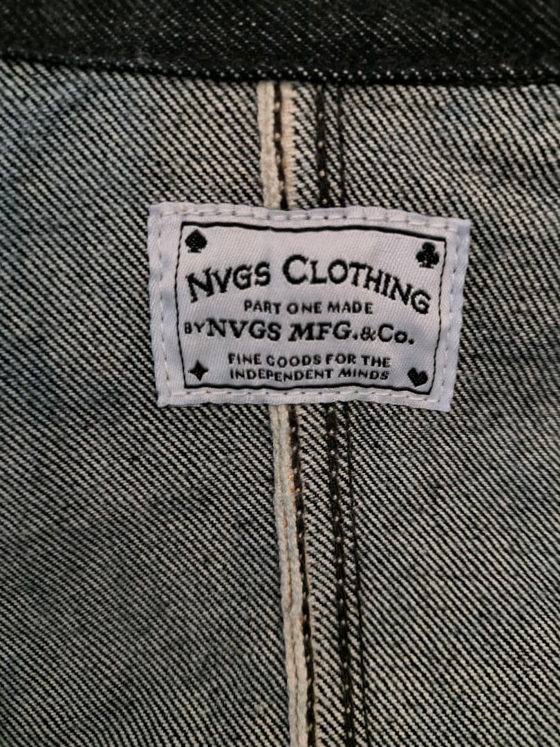 ヘビーオンス（14オンス位）1940年代デザインデニムカバーオール超希少XS