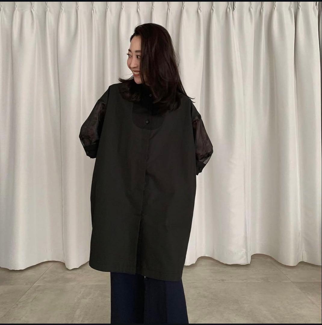 yonfa ヨンファ　 シースルーシャツチュニック　2021ss