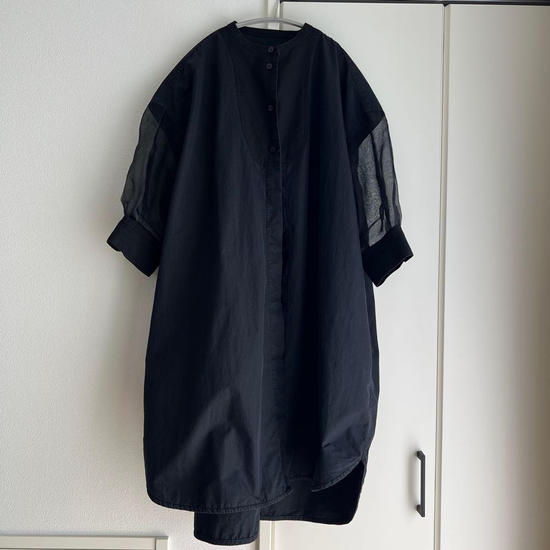 yonfa ヨンファ　 シースルーシャツチュニック　2021ss