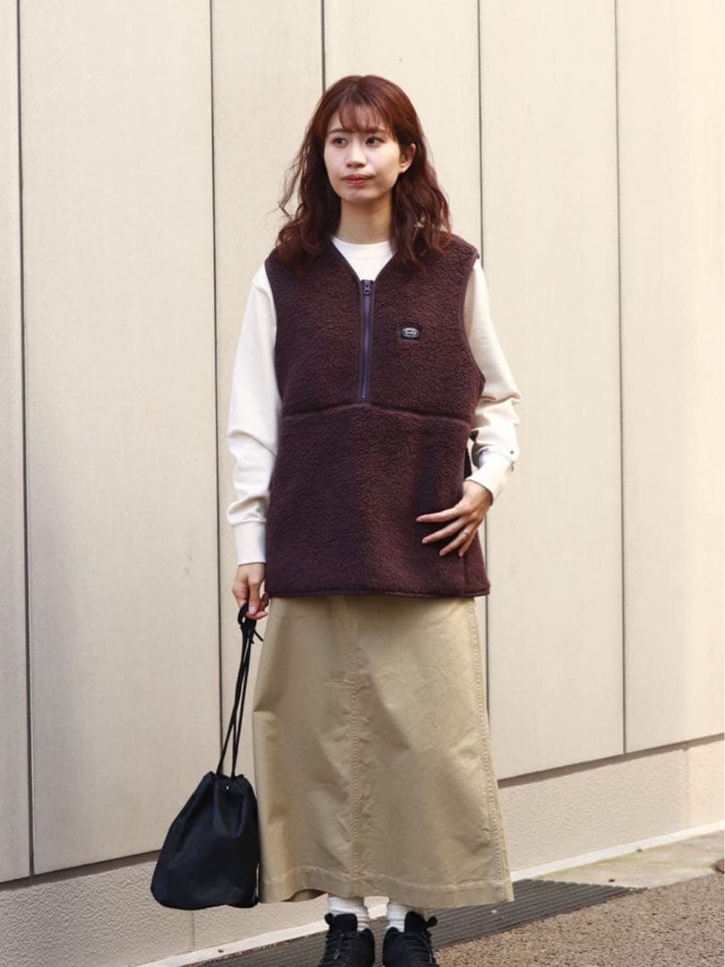 Wool Fleece Vest M Purple スノーピーク　ウール　ベスト