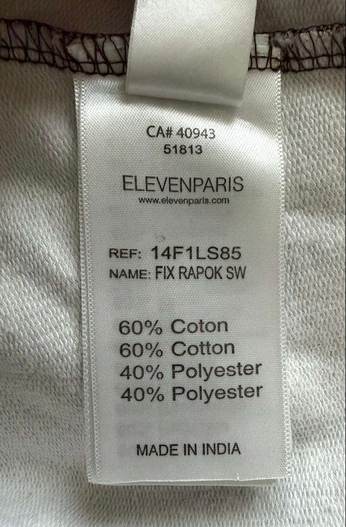 トップス 00's / Eleven Paris / Asap Rocky Sweat L