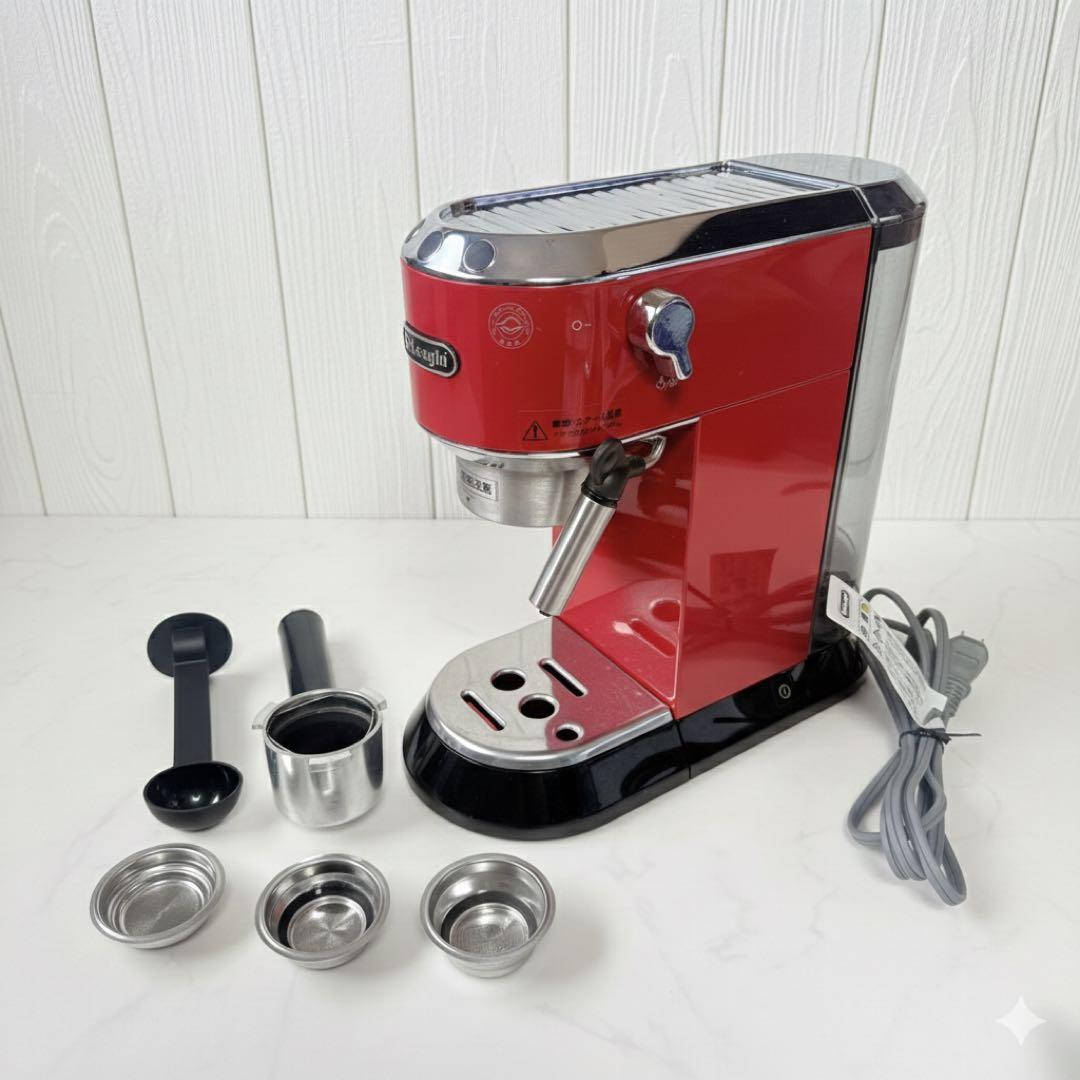 デロンギ DeLonghi EC680R エスプレッソマシン レッド 美品