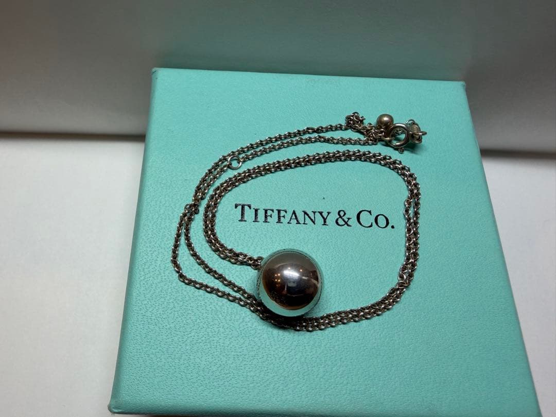 正規品　Tiffany ティファニー　ハードウェア　ボール　ネックレス　シルバー
