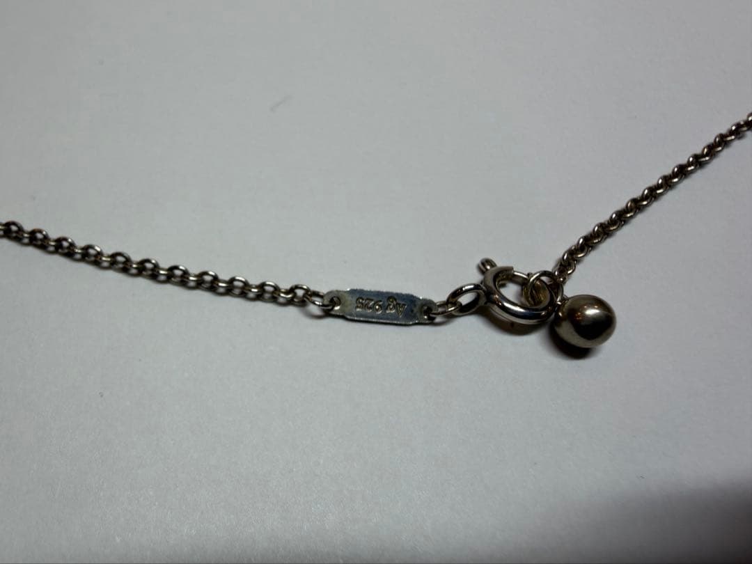 正規品　Tiffany ティファニー　ハードウェア　ボール　ネックレス　シルバー
