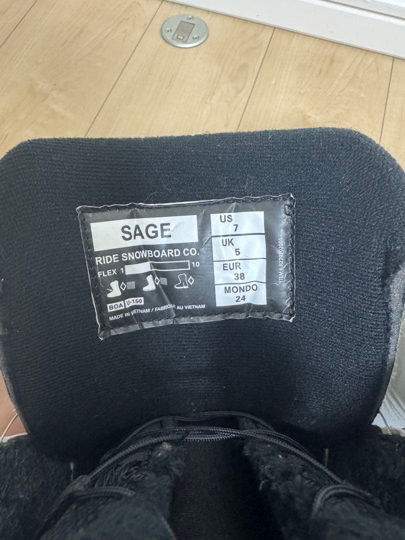 RIDE SAGE スノーボードブーツ 24cm