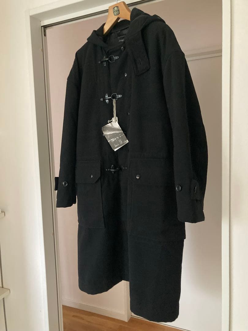 未使用 エンジニアードガーメンツ ファイヤーマン ダッフルコート black