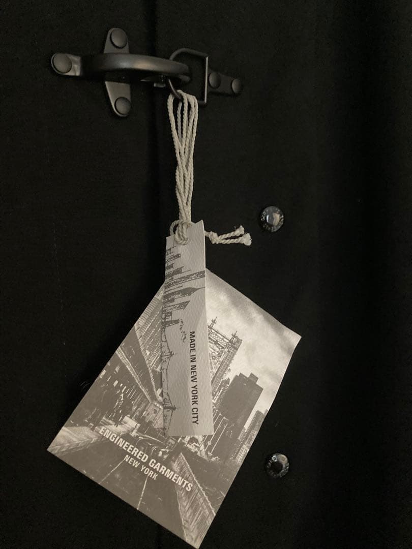 未使用 エンジニアードガーメンツ ファイヤーマン ダッフルコート black