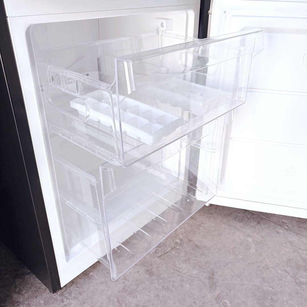 運搬取付無料！ブラック純正Haier冷蔵庫＋純正家電3点セット！完動超美品！